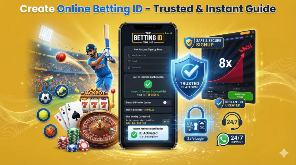 create online betting id process in India via trusted WhatsApp agent