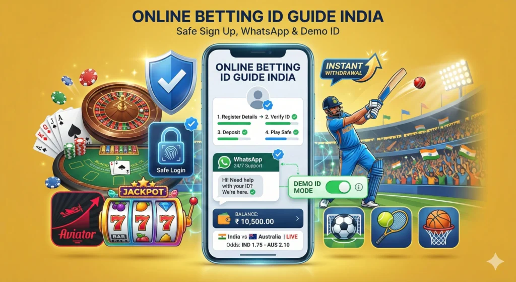 Online betting ID registration guide for cricket and exchange betting in India